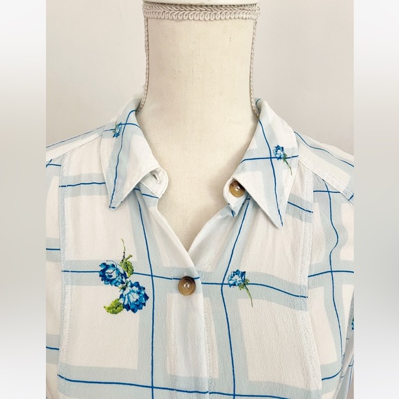 Free People Window to My Heart Button Up Top Blouse - Picture 4 of 7